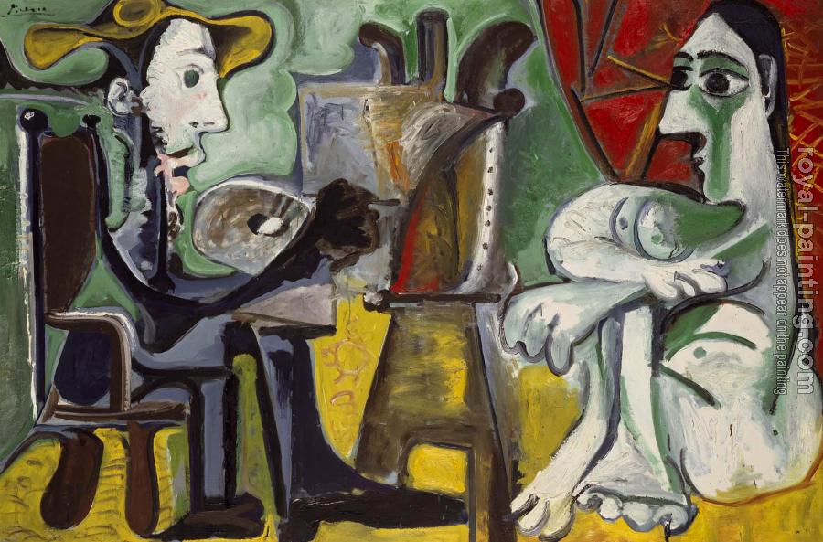 Pablo Picasso : the painter and his model III